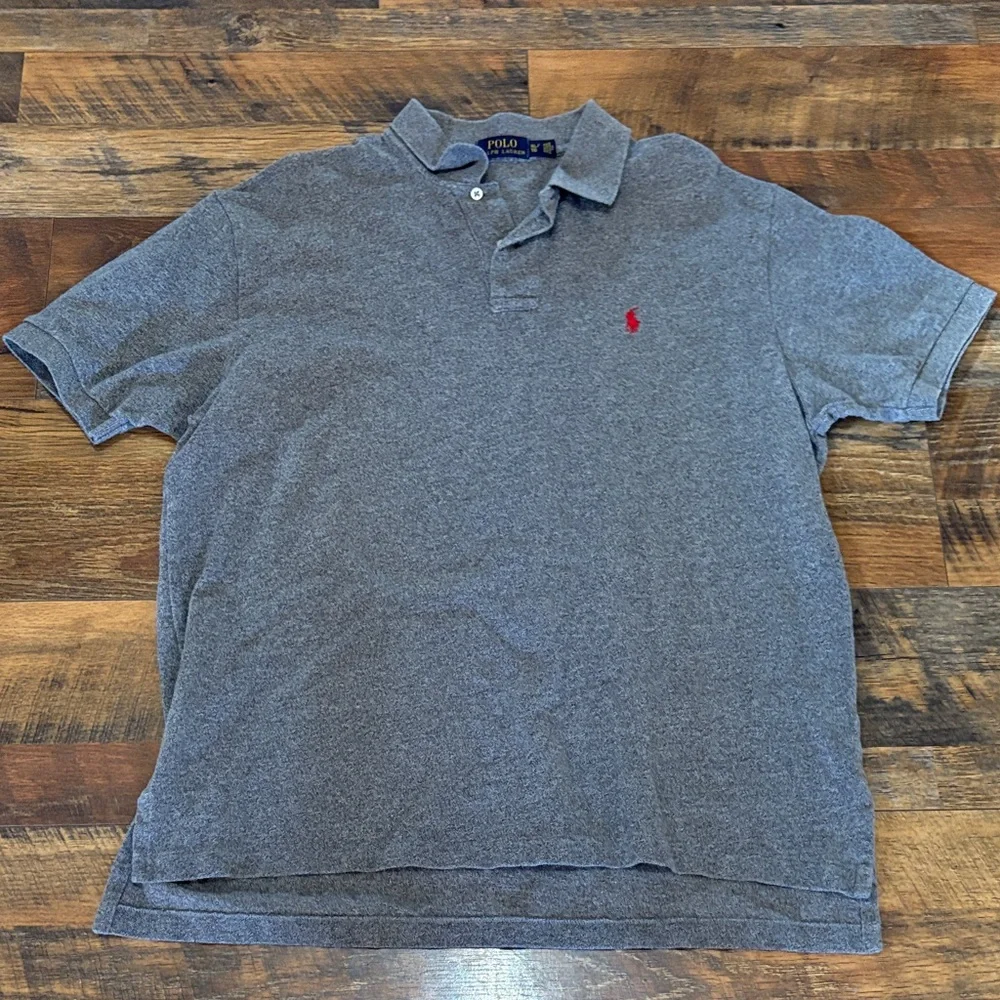 Ralph Lauren Classic Gray Polo Shirt‎